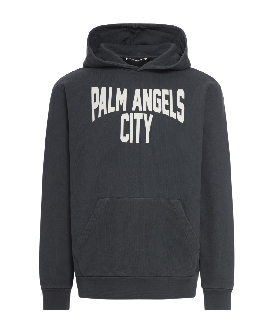 Palm Angels Hoodies Sweatshirt In Black