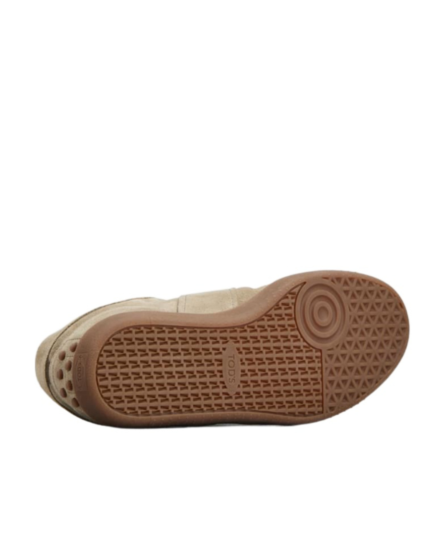 Tod's Panelled Low-top Sneakers In Brown