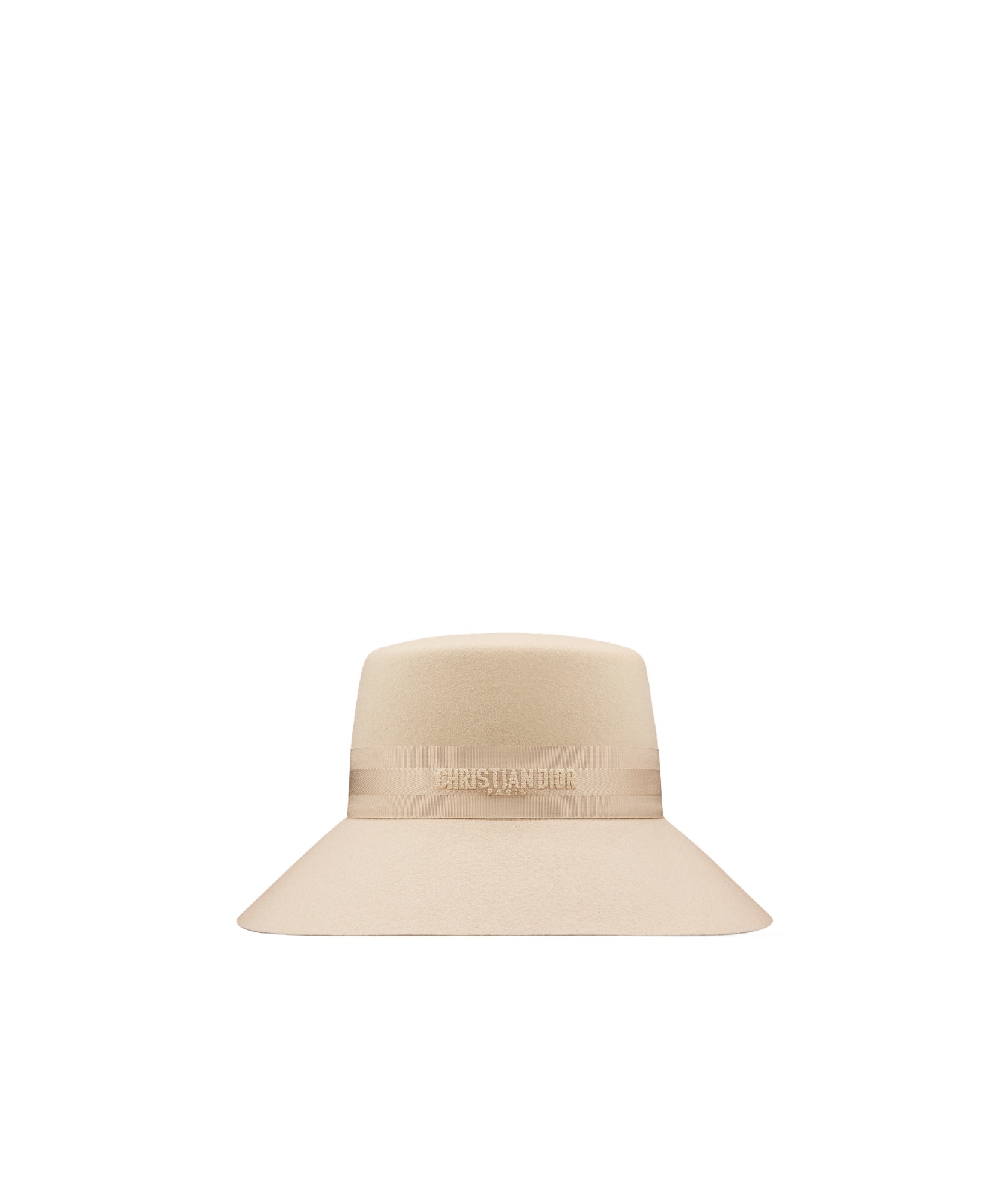 Dior D-bobby Big Corned Hat In Nude
