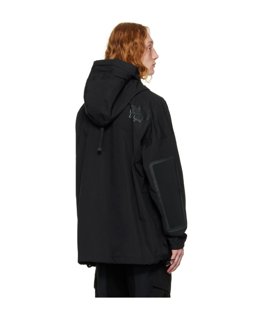 Dsquared2 Black Pullover Jacket In Black