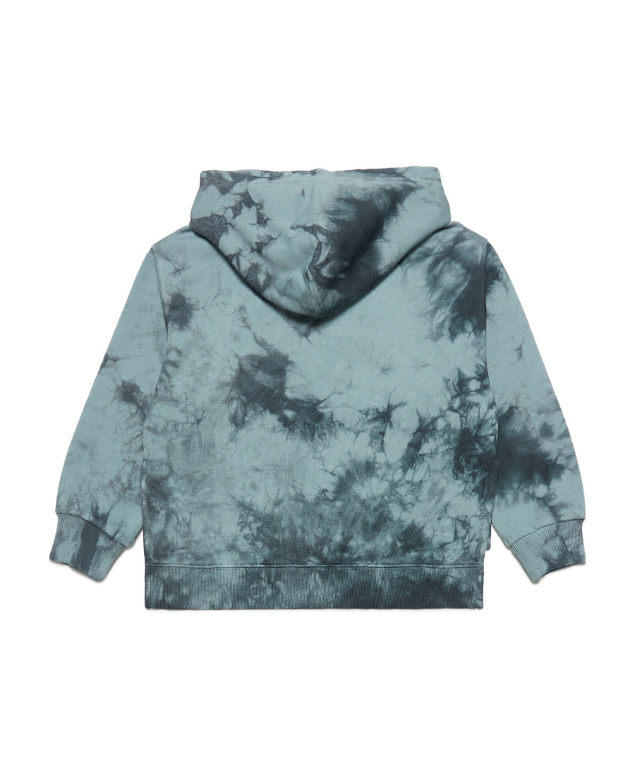 MM6 MAISON MARGIELA MM6 MAISON MARGIELA KIDS TIE-DYED DROP SHOULDER HOODIE