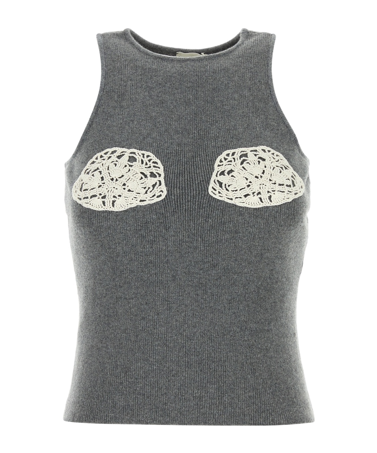 Magda Butrym Knit Vest In Gray