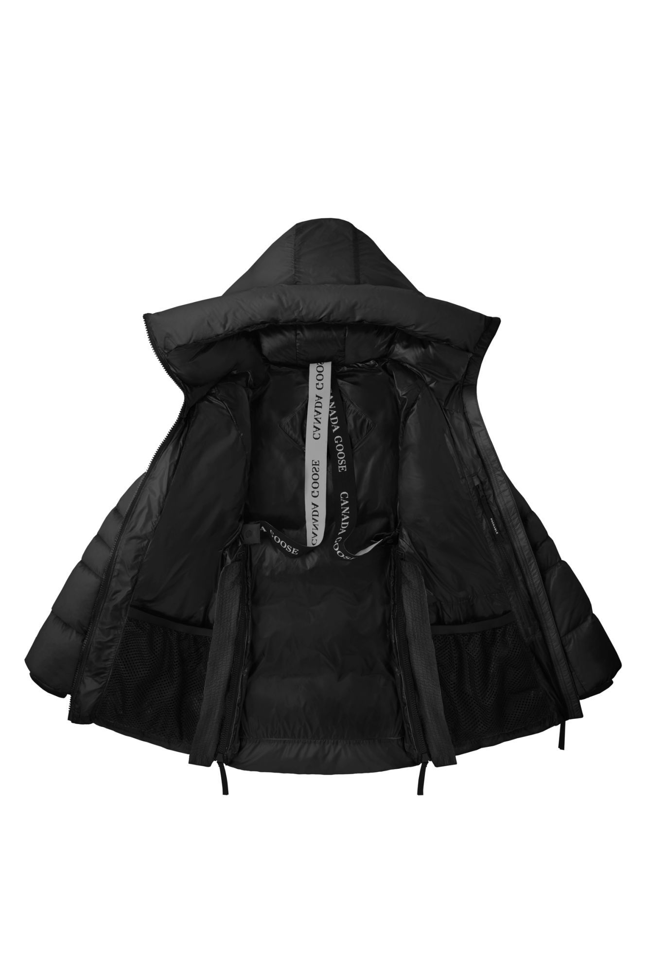Canada Goose Cypress Puffer Coat In Black
