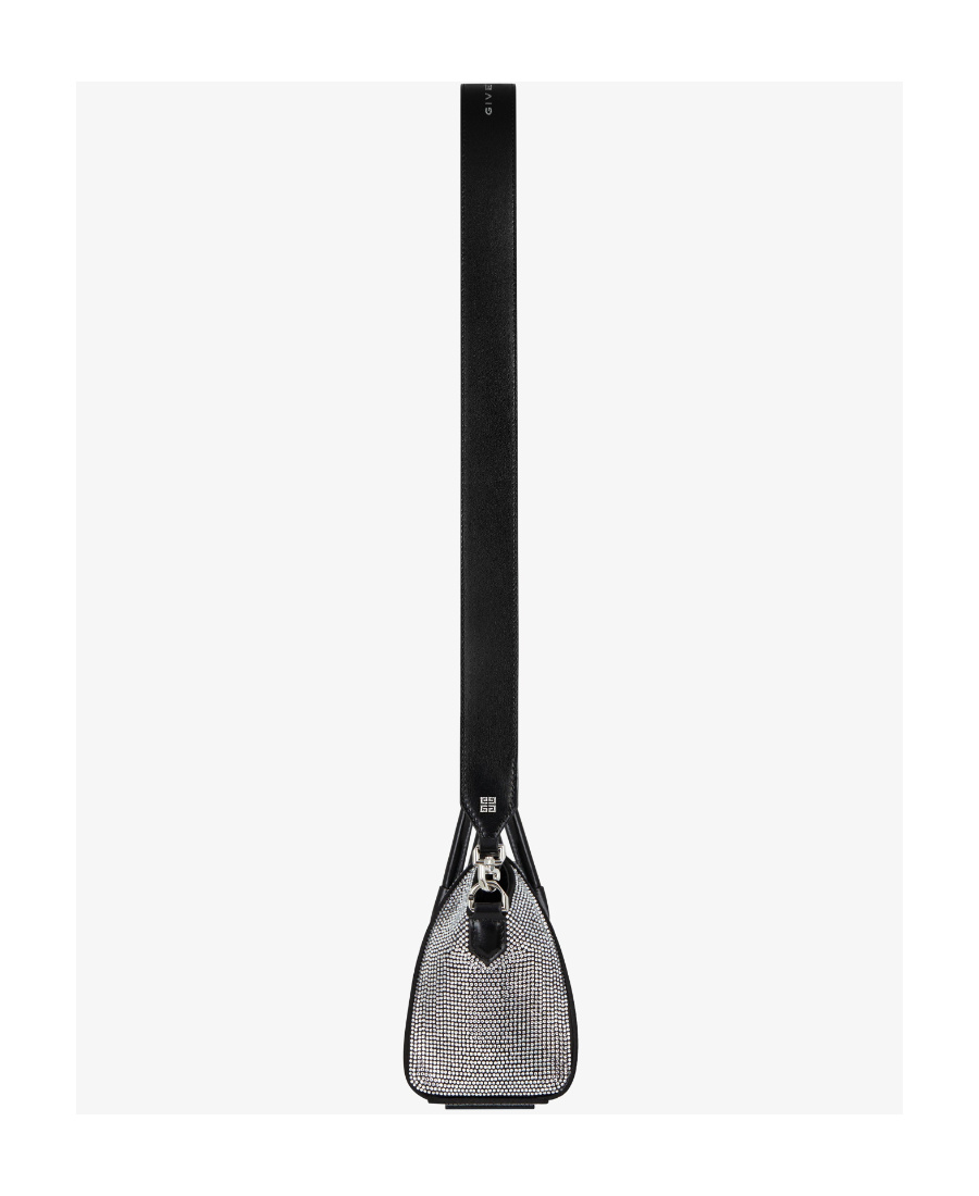 Givenchy Antigona Embellished Top Handle Bag In Black