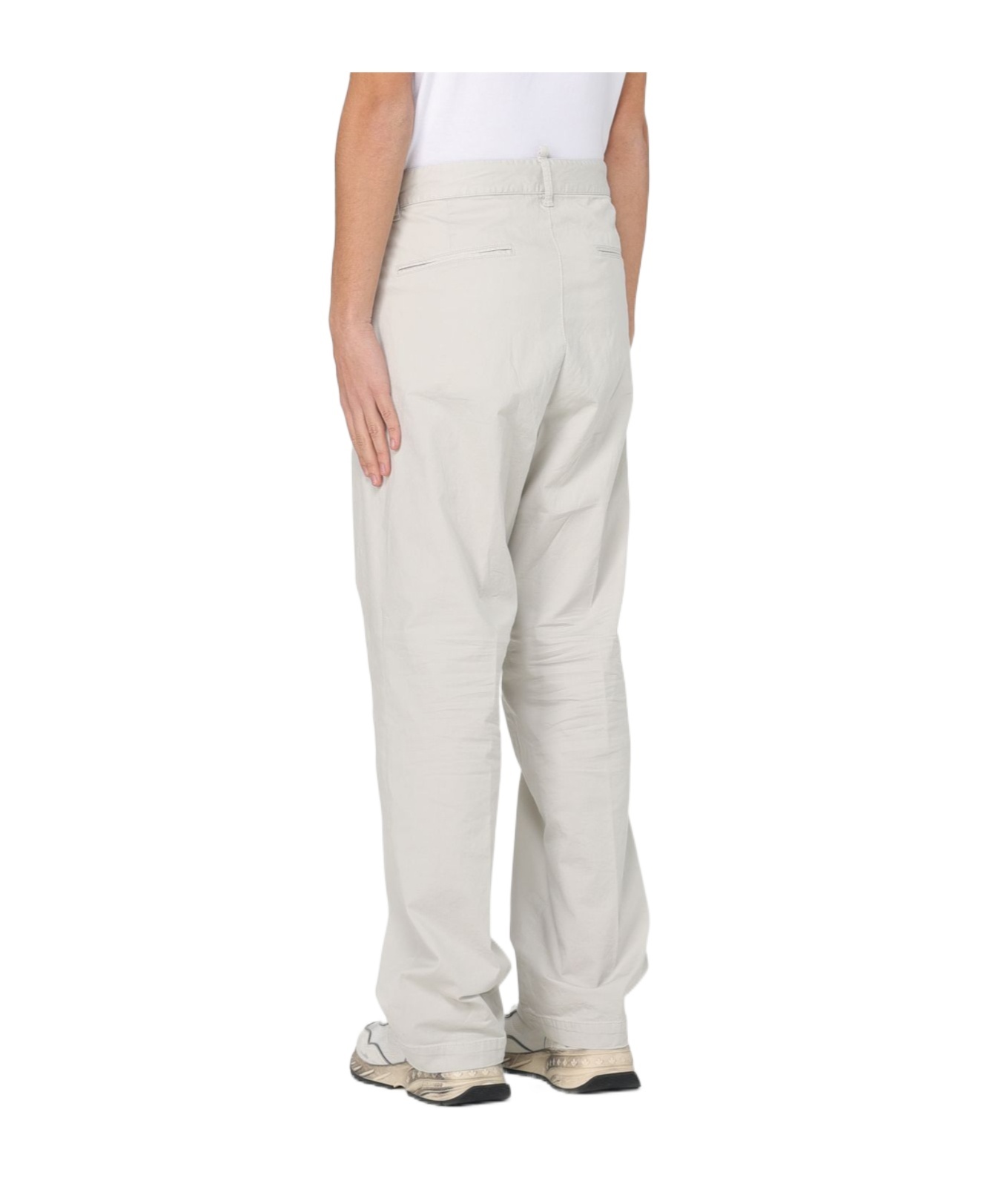 DSQUARED2 DSQUARED2 LOGO-PRINTED TAILORED TROUSERS