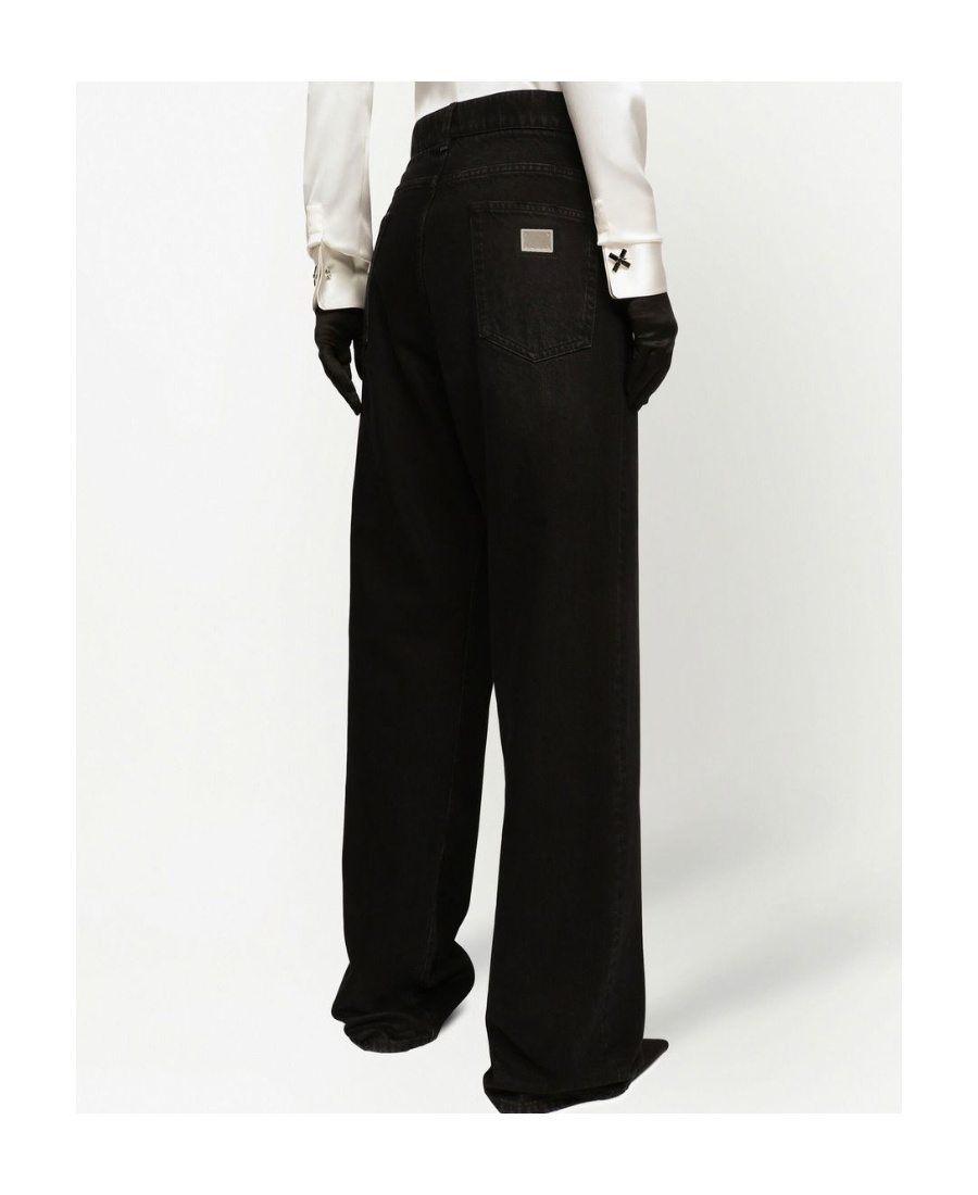 DOLCE & GABBANA KIM DOLCEGABBANA HIGH-RISE DROP-CROTCH BOYFRIEND JEANS 