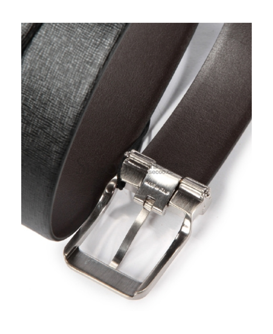 EMPORIO ARMANI LEATHER PIN-BUCKLE BELT