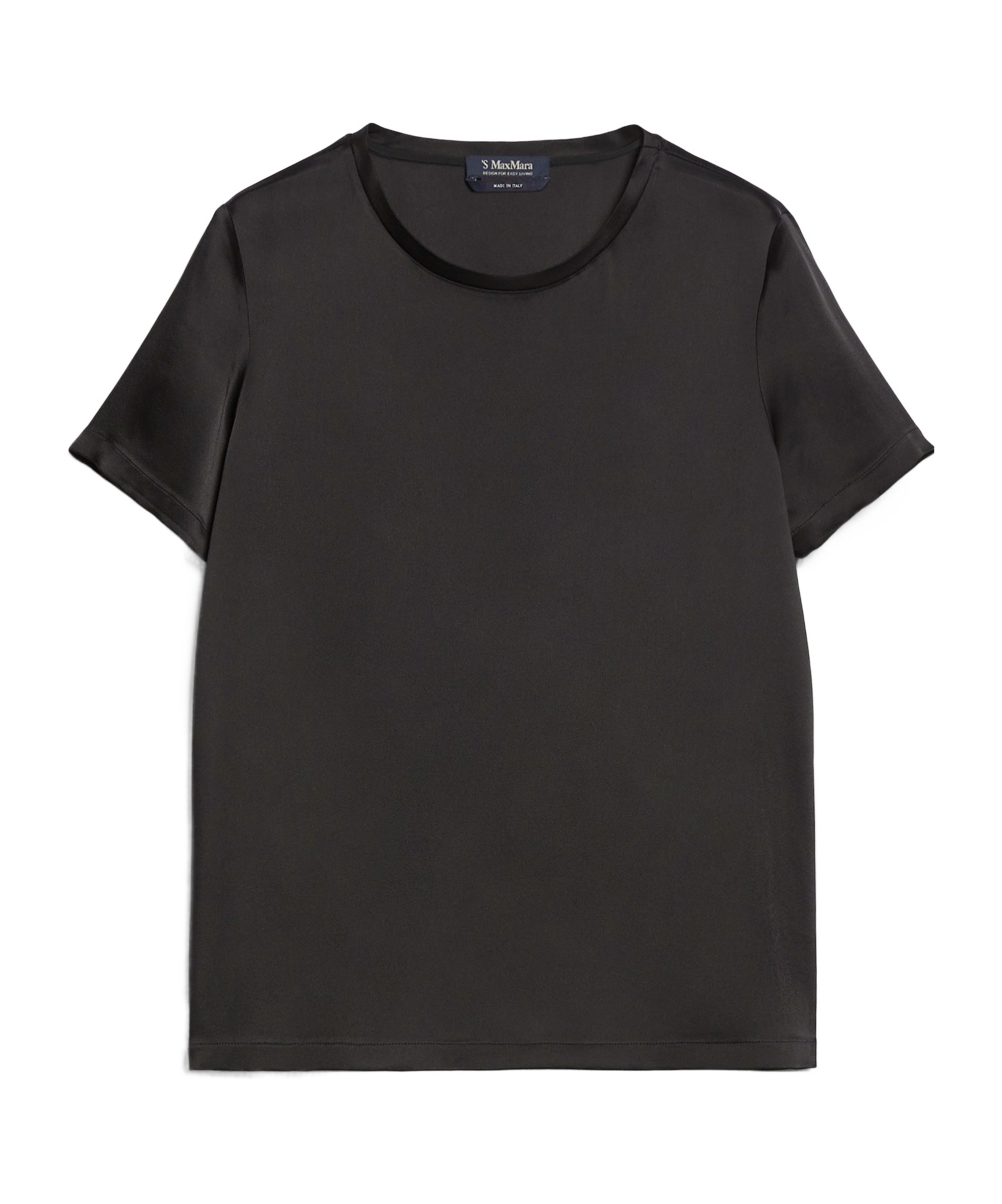 Max Mara Short-sleeved T-shirt In Black