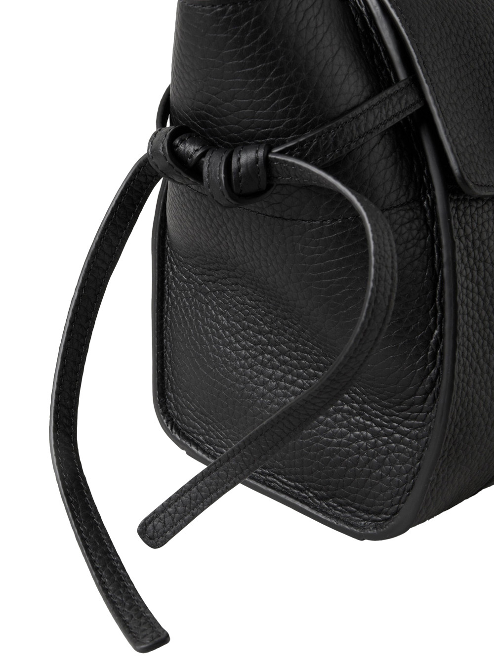 Mulberry 'small Bayswater' Black Shoulder Bag With Laminated Logo