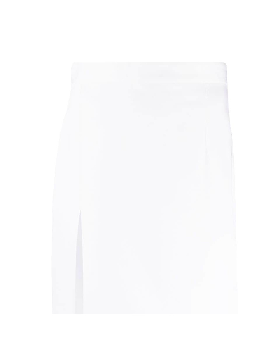 Dsquared2 Slit-detail High-waisted Skirt In White