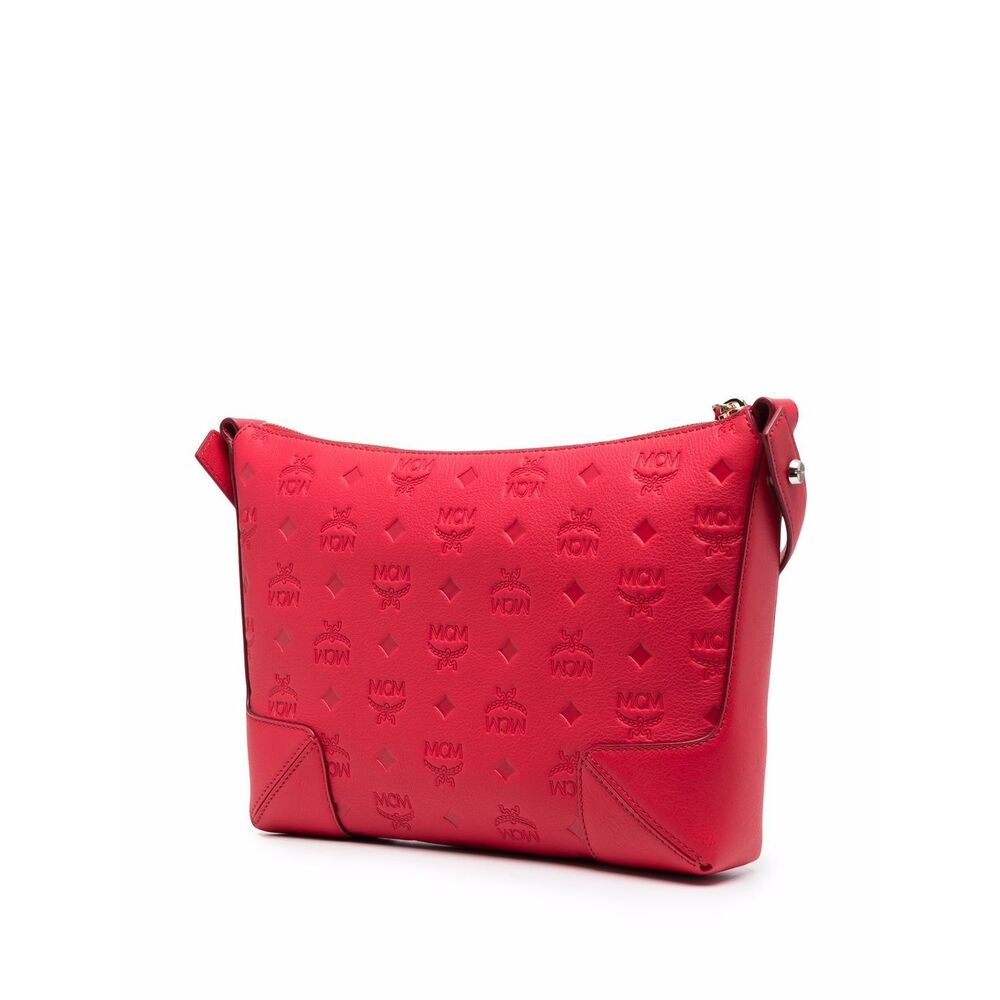 Mcm Klara Shoulder Bag In Red