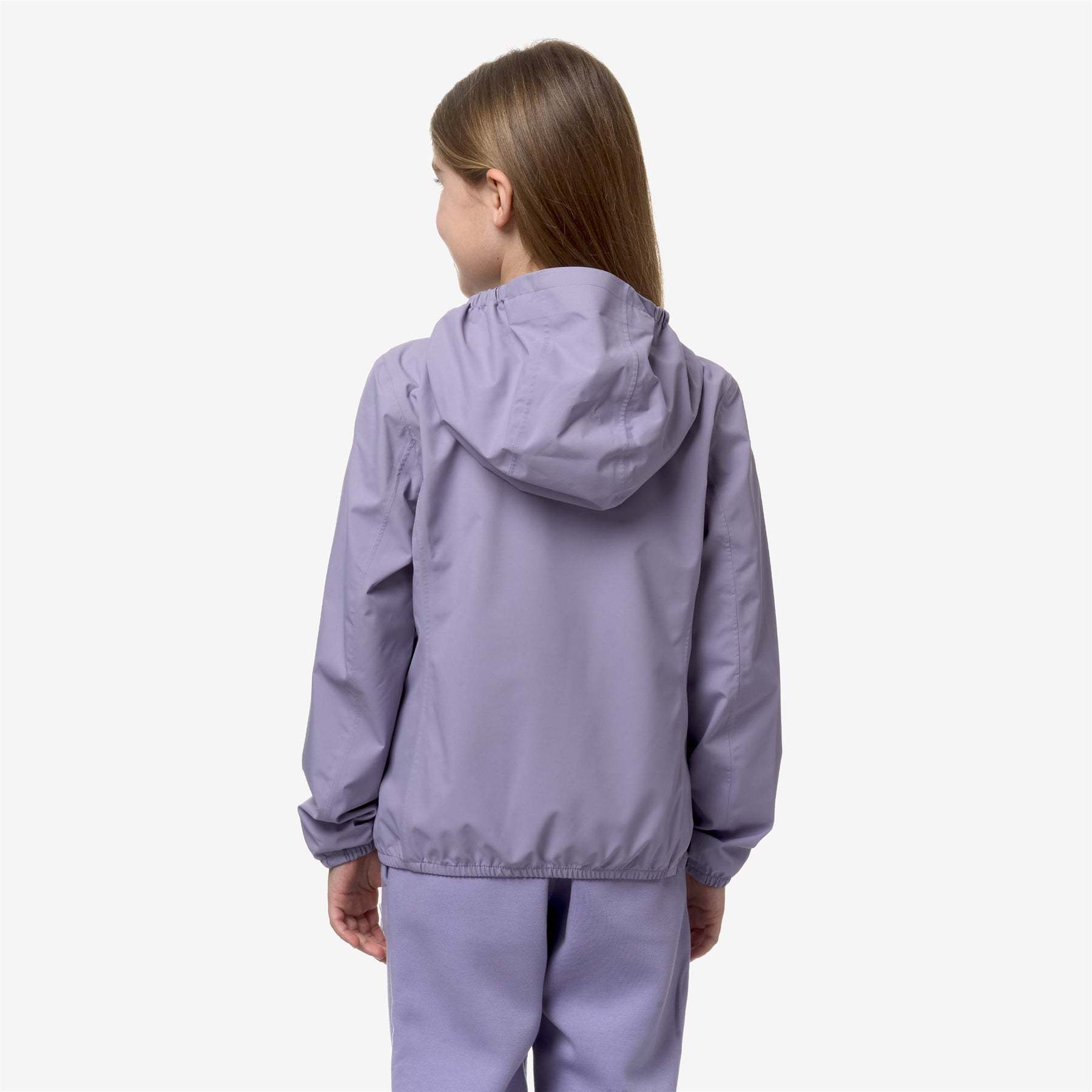 K-way Le Vrai Hooded Jacket In Gray