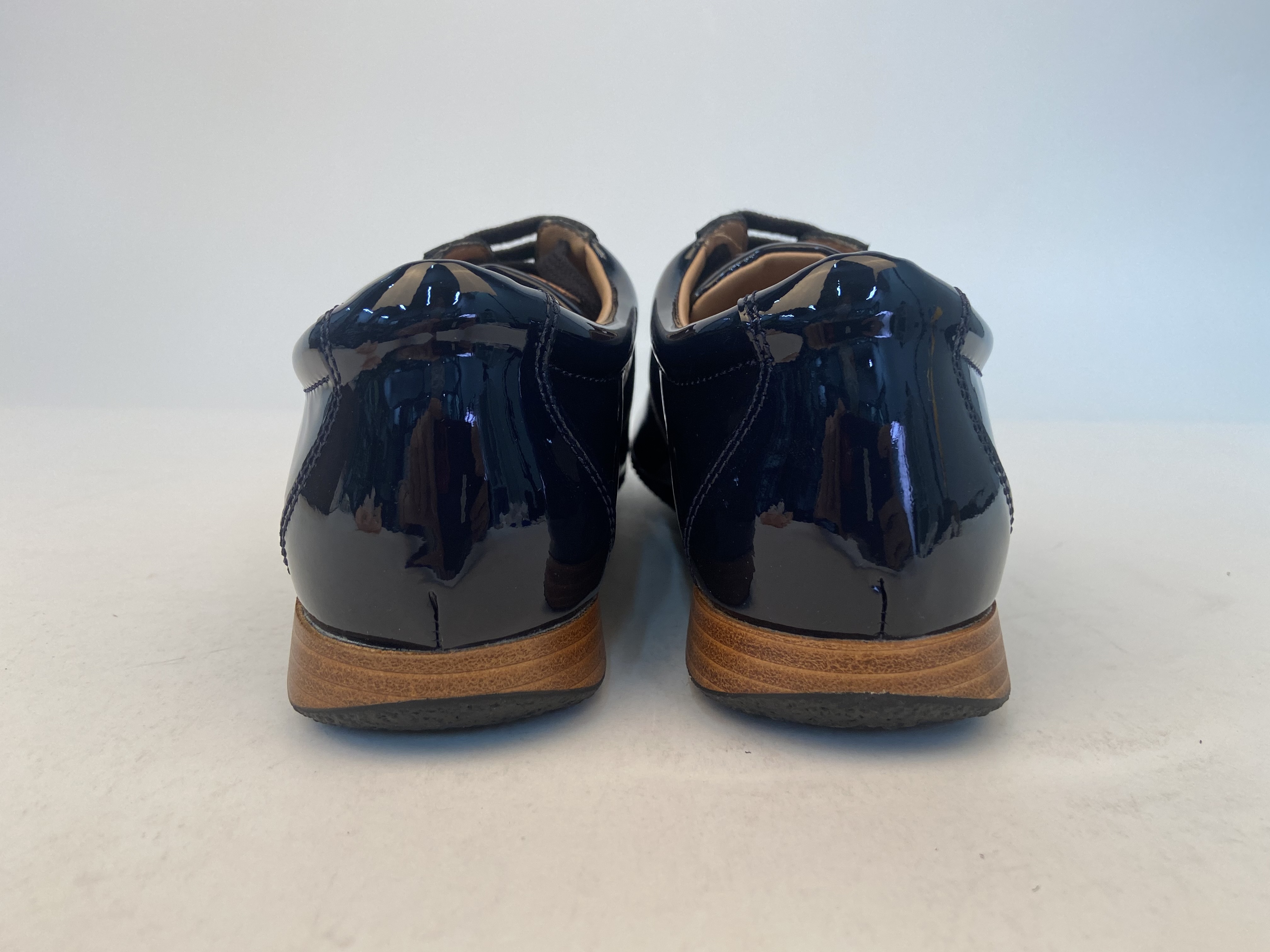 BALLY NAVY BLUE LOGO CASUAL SNEAKERS