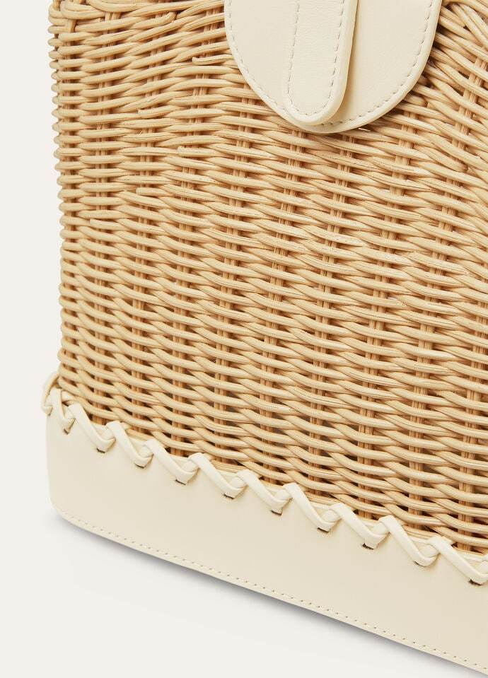Loro Piana Bobbin Bucket Bag Wicker