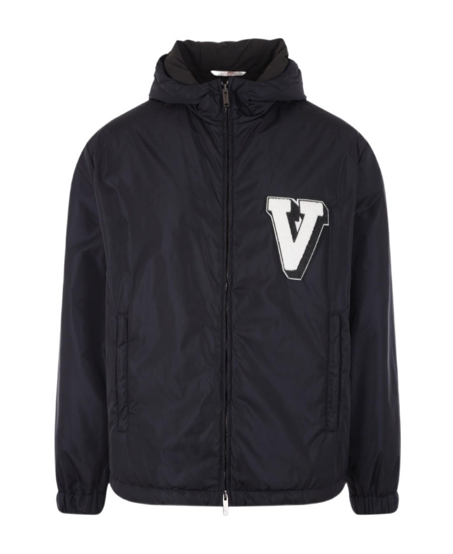 VALENTINO VALENTINO	ZIP-UP LONG-SLEEVED HOODED JACKET
