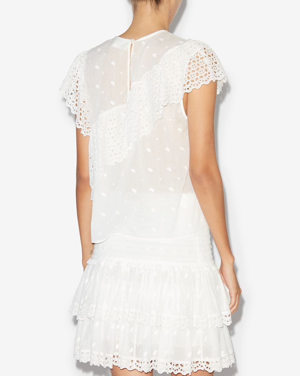 Isabel Marant Étoile Sorani Broderie-anglaise Blouse In White