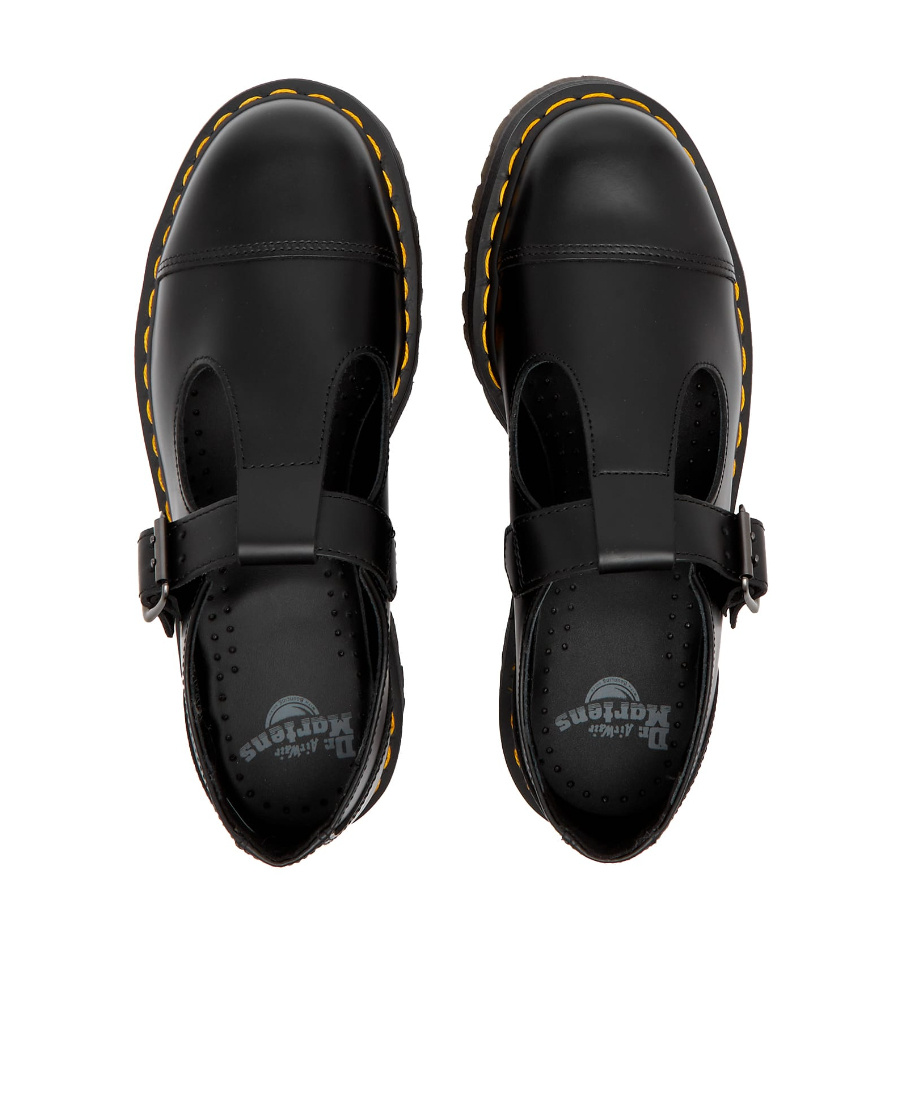 Dr. Martens' Logos With Thick Soles In Black