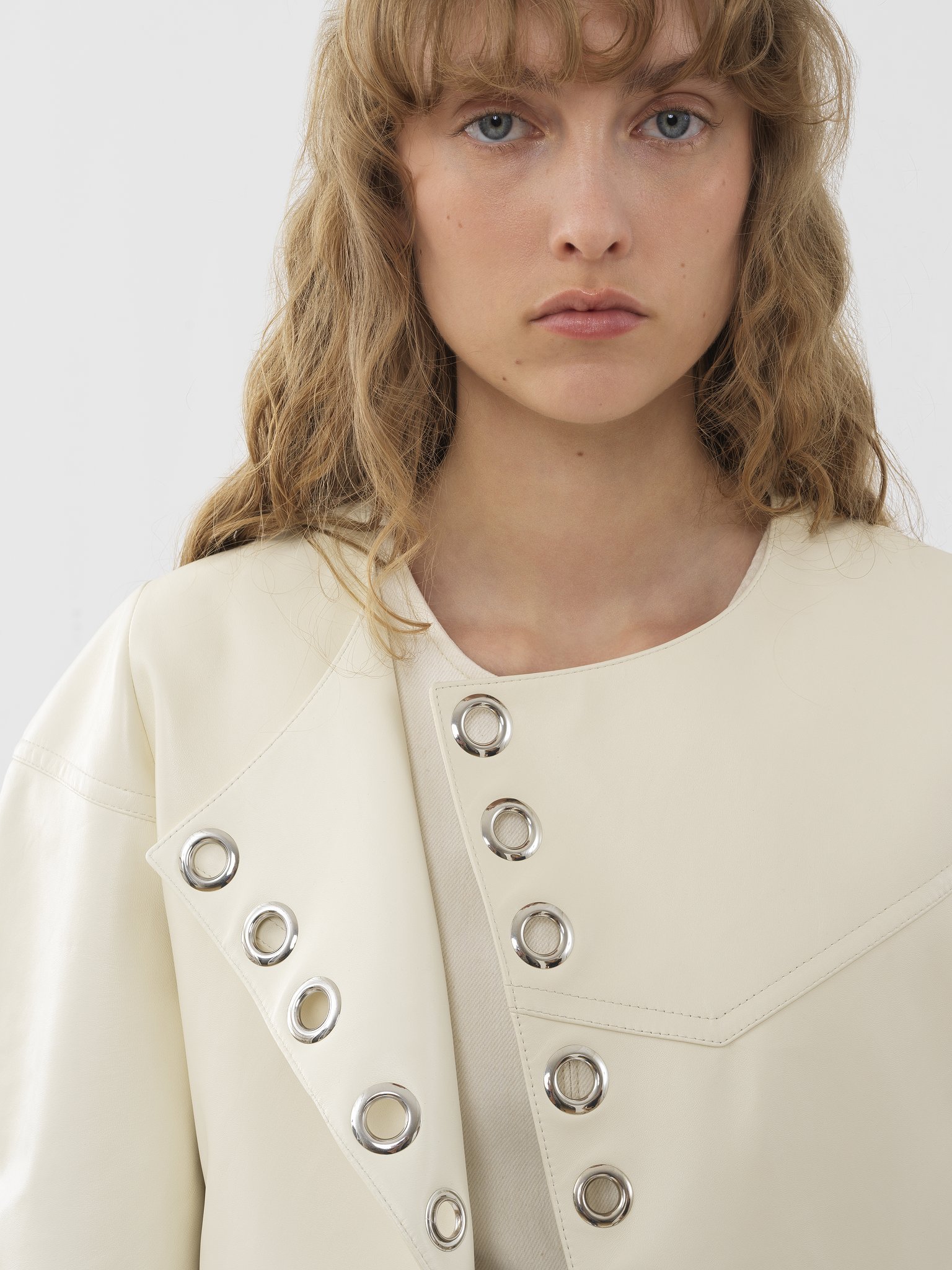 Chloé Long-sleeved Jacket In White