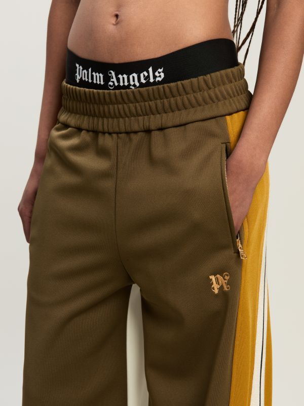 PALM ANGELS WIDE-LEG SWEATPANTS 