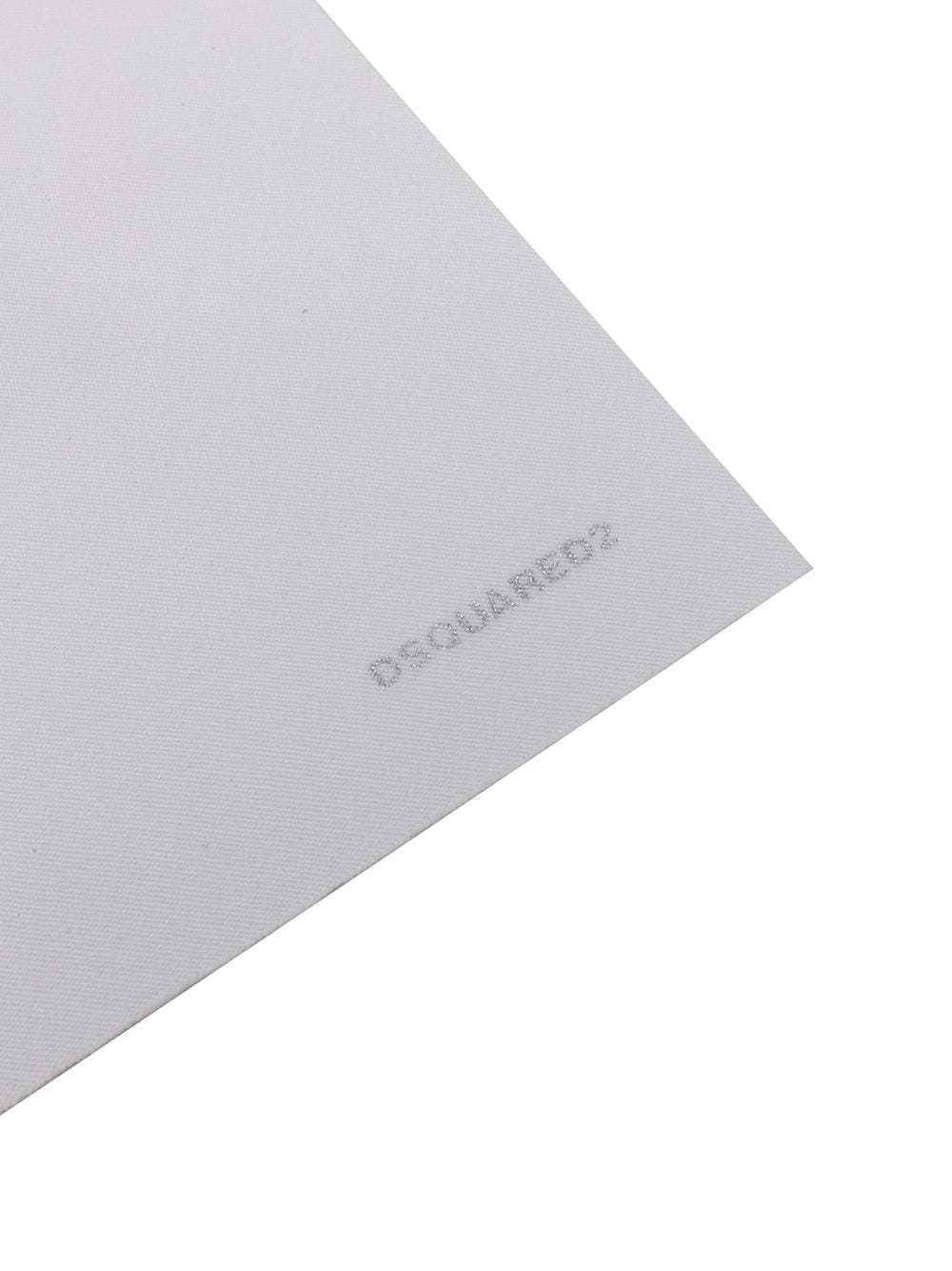 DSQUARED2 GLITTER LOGO POCKET SQUARE