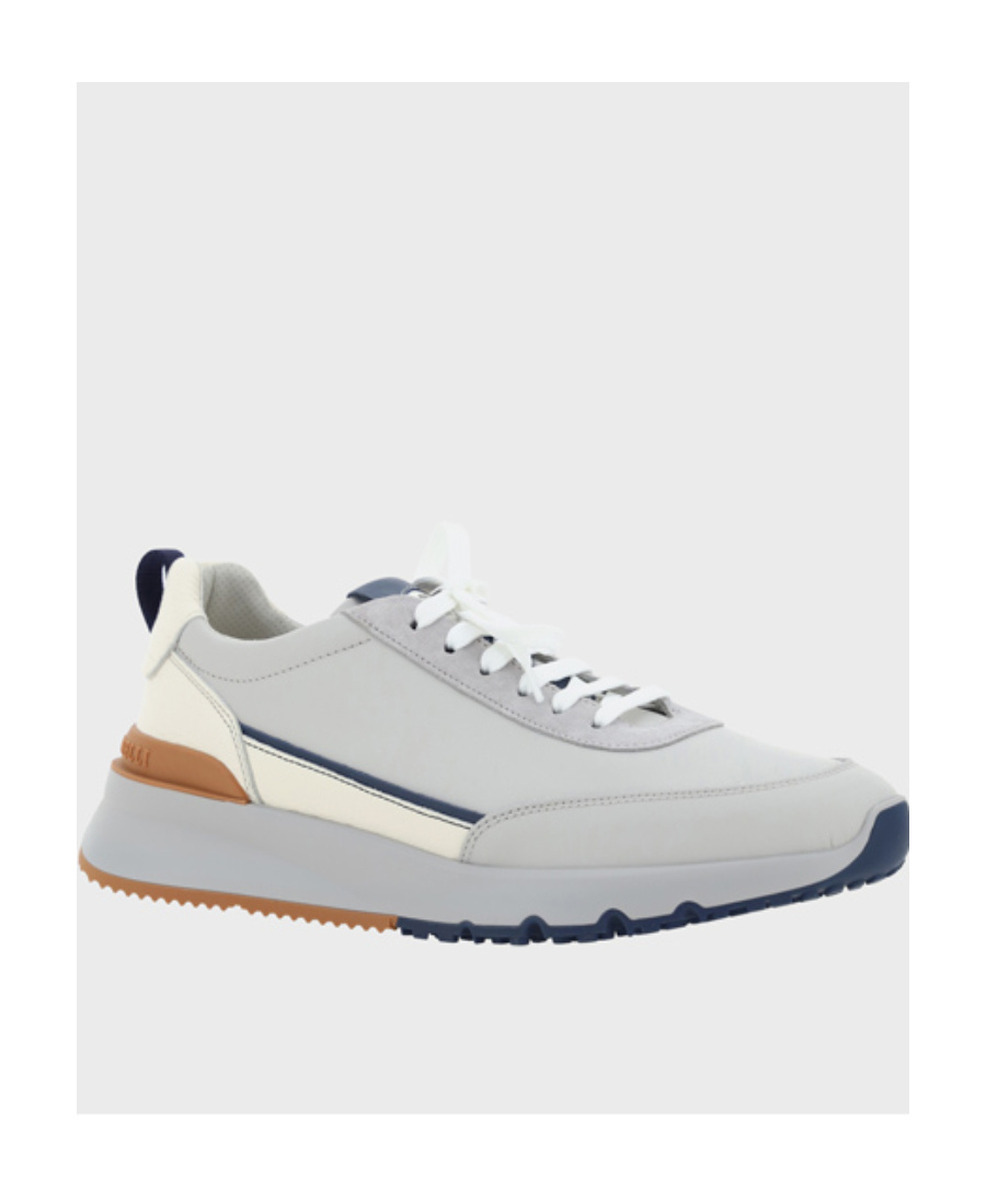 Brunello Cucinelli Low-top Lace-up Sneakers In Gray