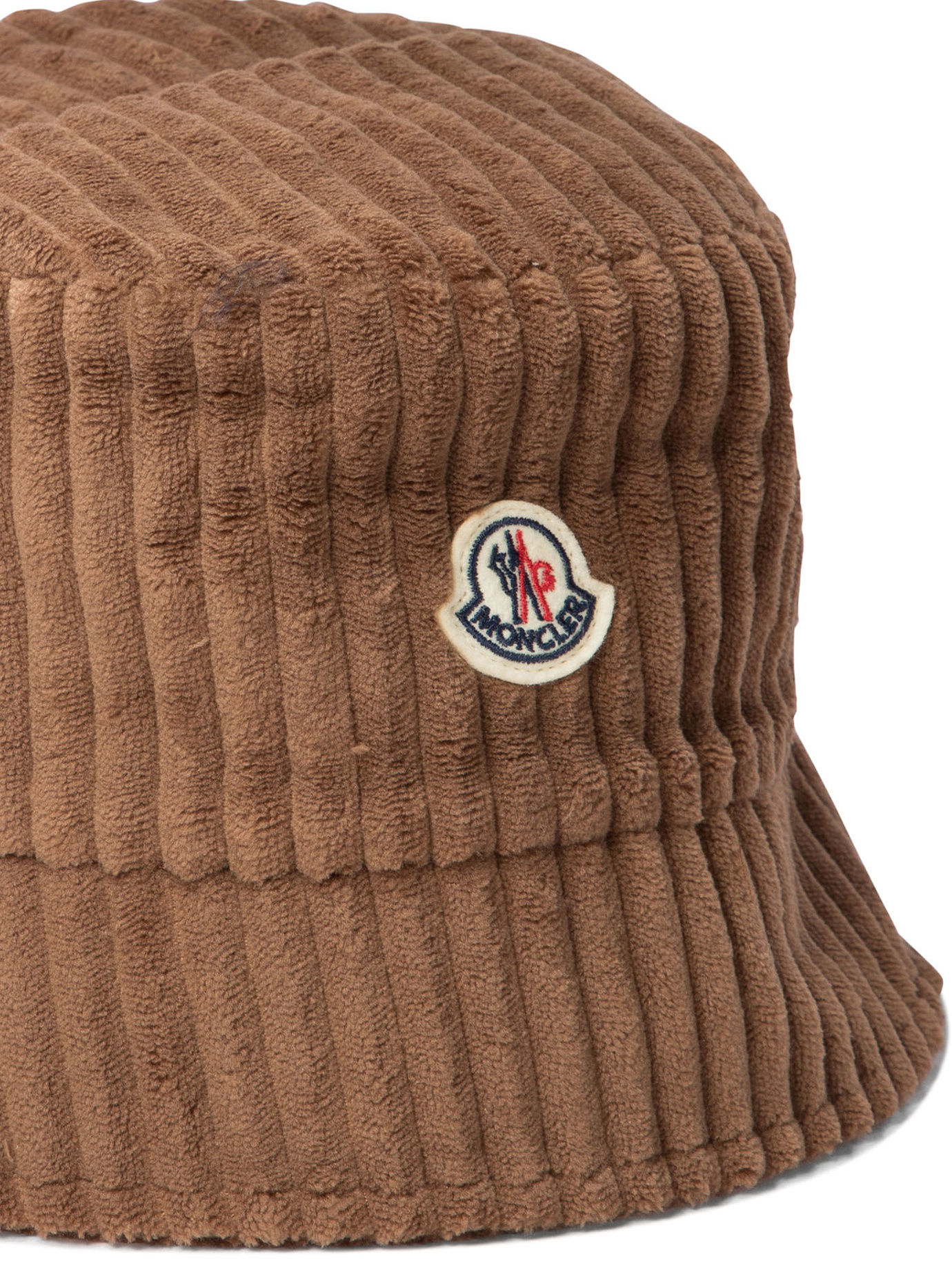 Moncler Logo Fisherman's Hat In Brown