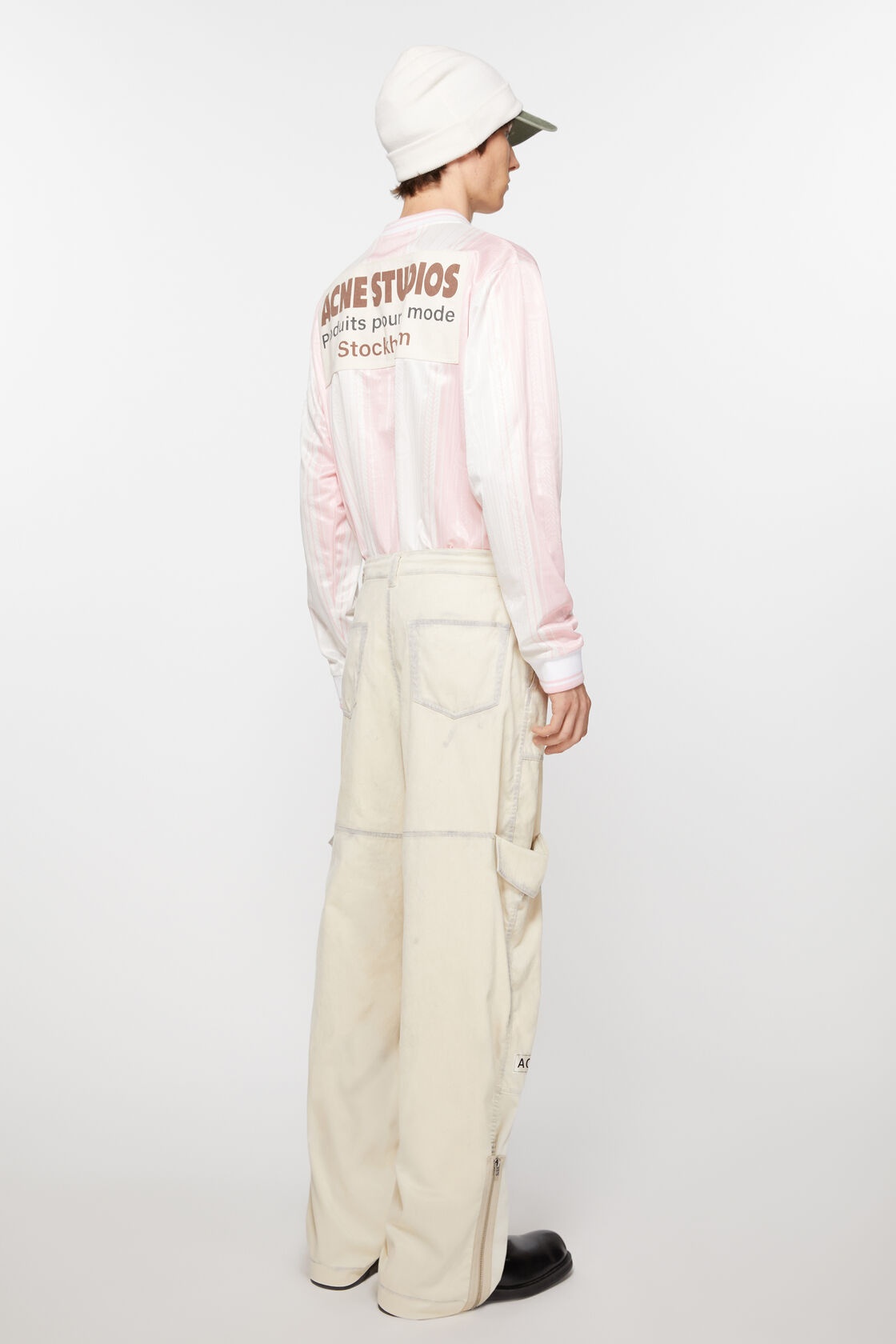 Acne Studios Loose-fit Cargo Pants In White