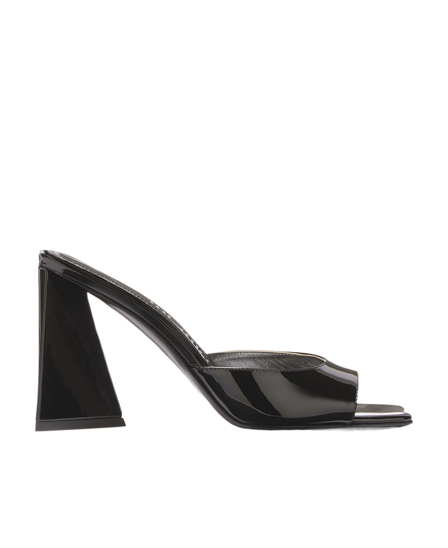 ATTICO DEVON 85MM PATENT-LEATHER MULES