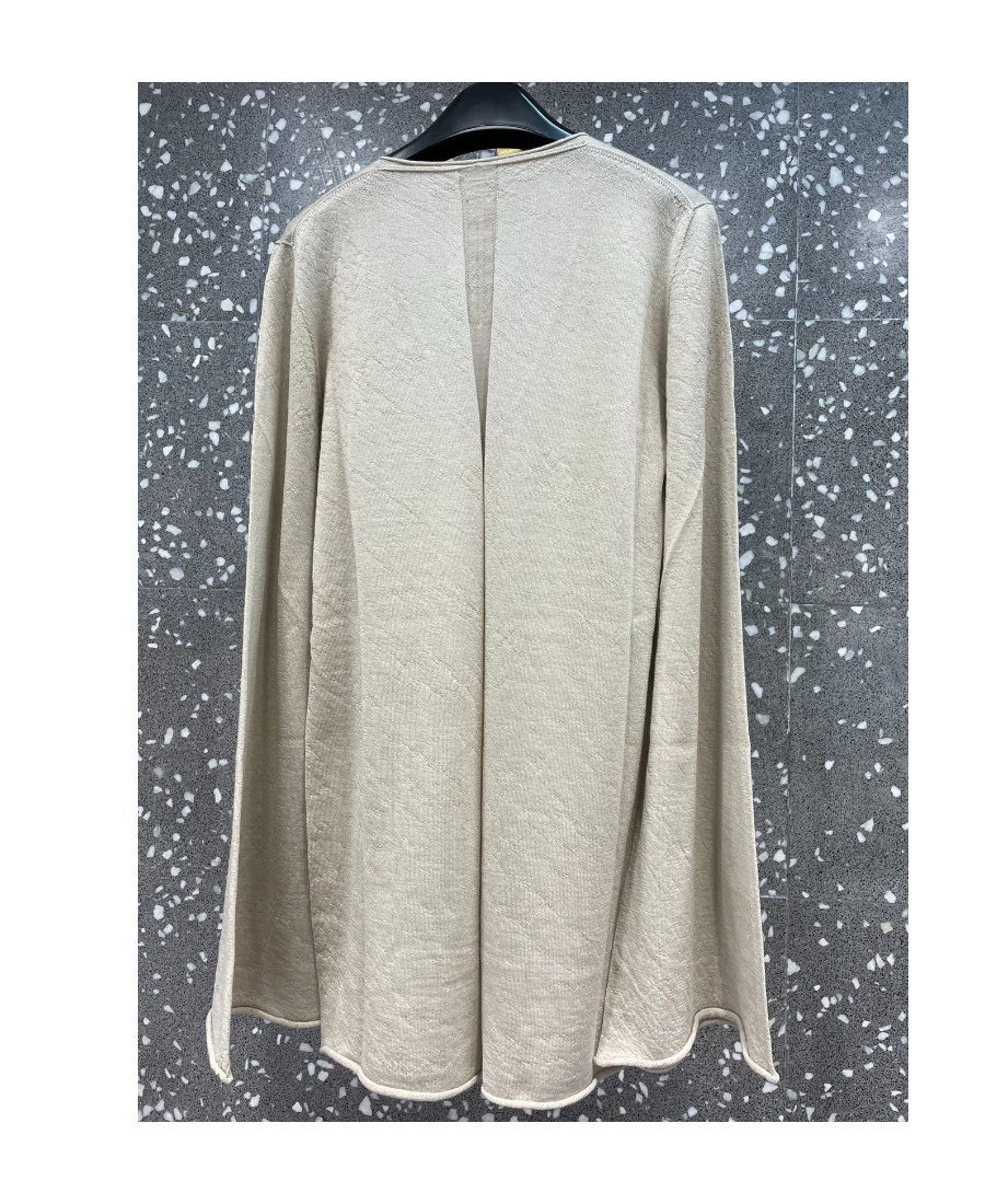 Rick Owens V-neck Cashmere Jumper In Gray