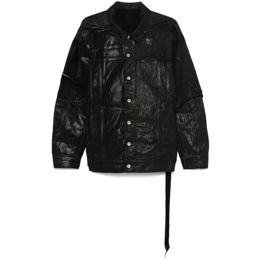 Rick Owens Drkshdw Jumbo Worker Jacket In Black