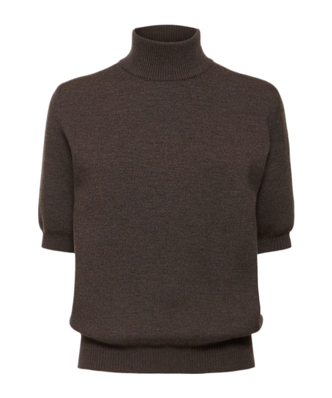 Khaite Marco Heavy Wool Blend Knit Top