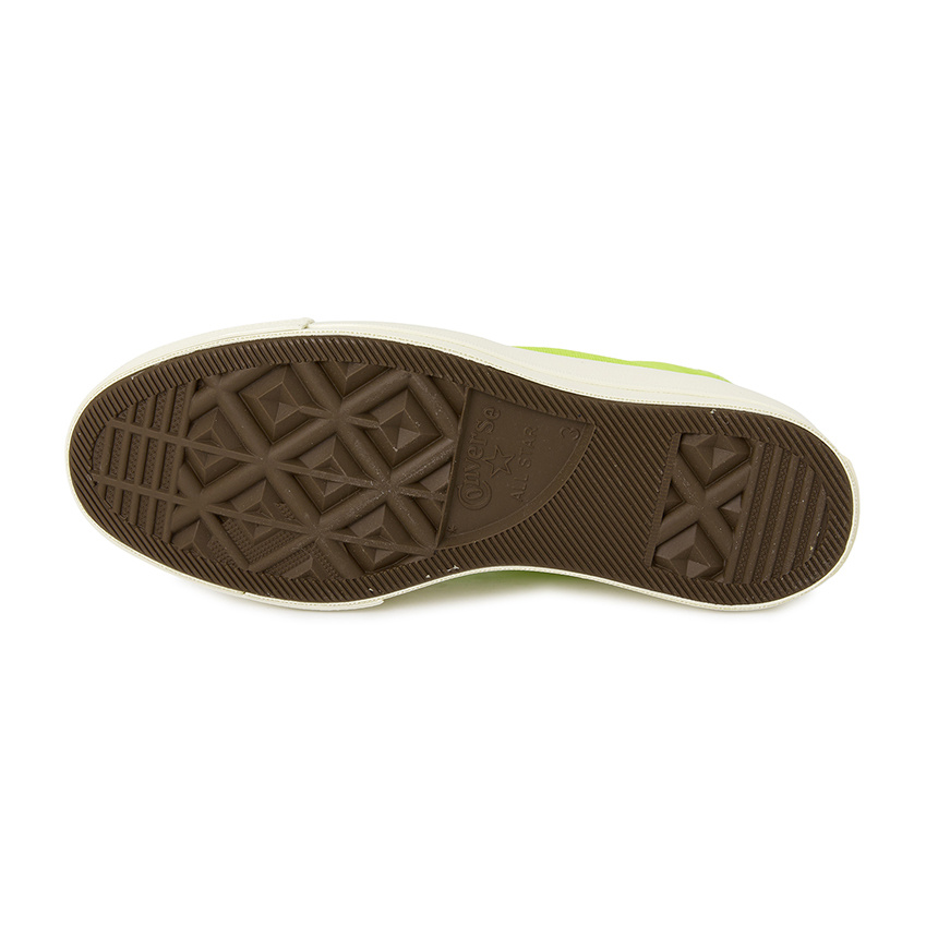 Comme Des Garçons Round Toe Sneakers In Green