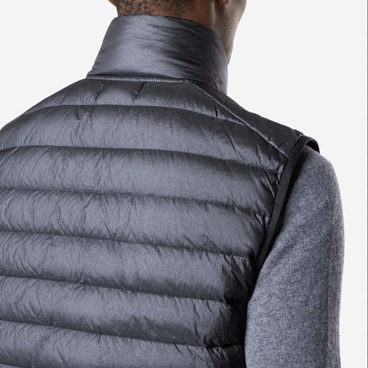 Shop Stone Island Compass-badge Gilet In Blue