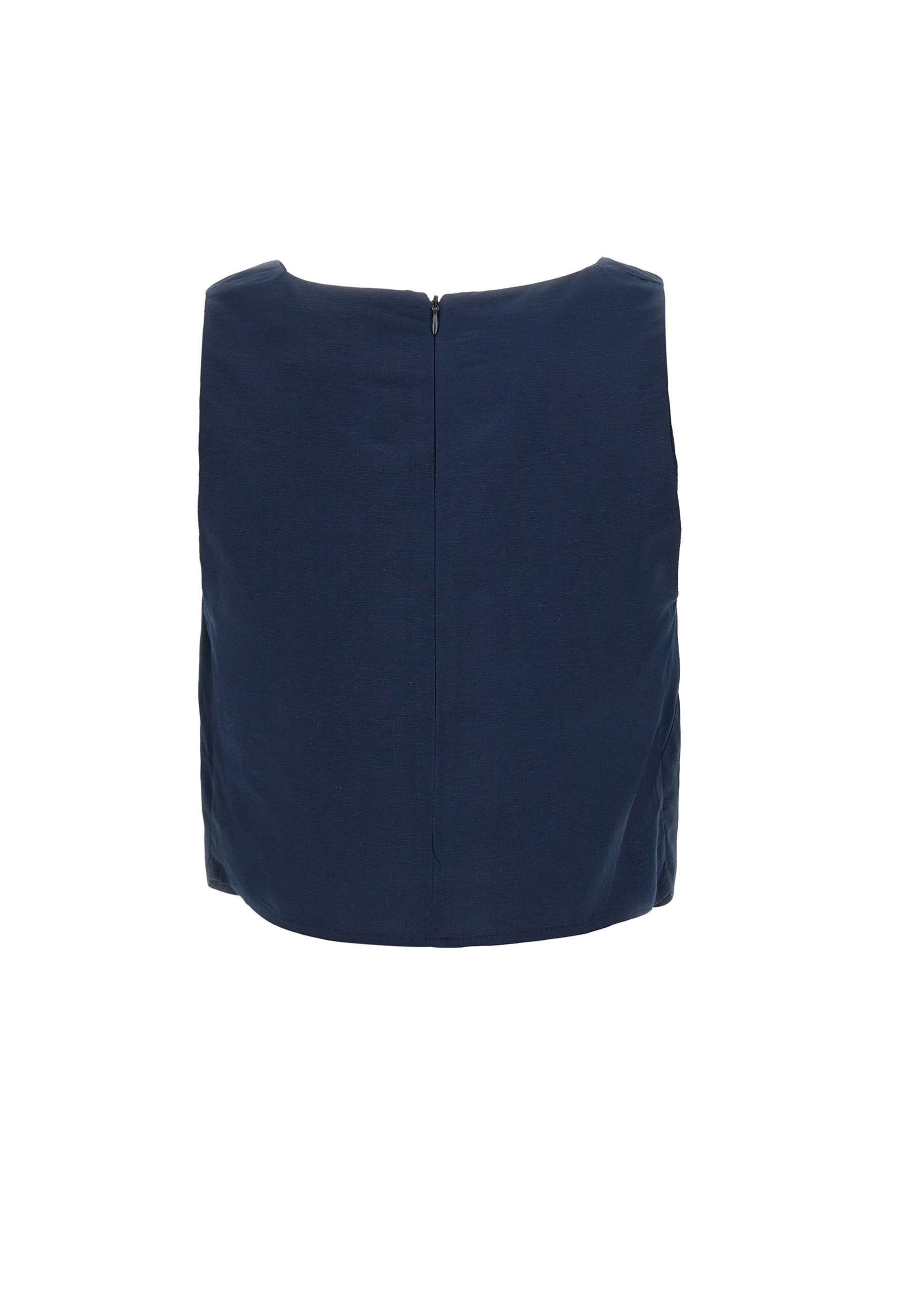 Kaos V-neck Crop Top
