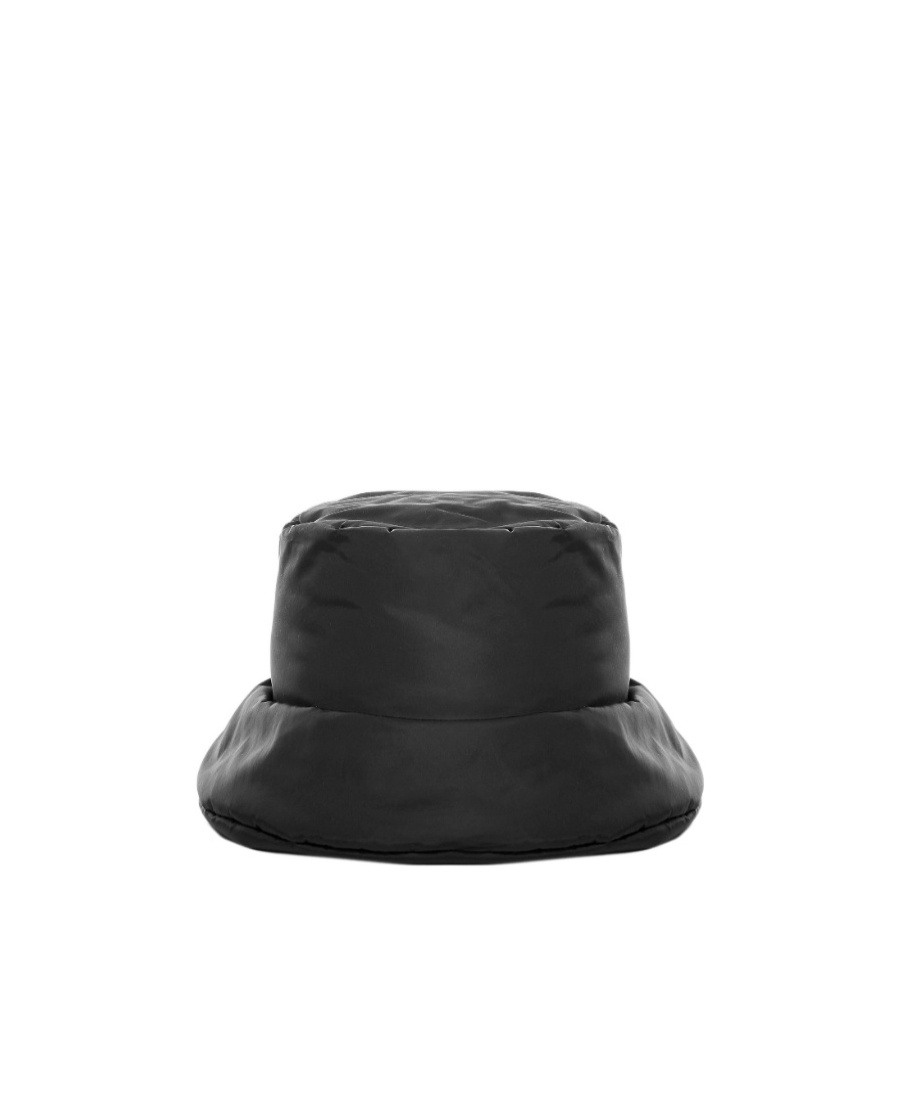 Prada Womens Black Re-nylon Recycled-polyamide Bucket Hat In Black