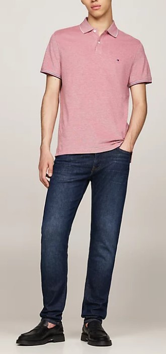 Shop Tommy Hilfiger Logo Denim Pants In Black