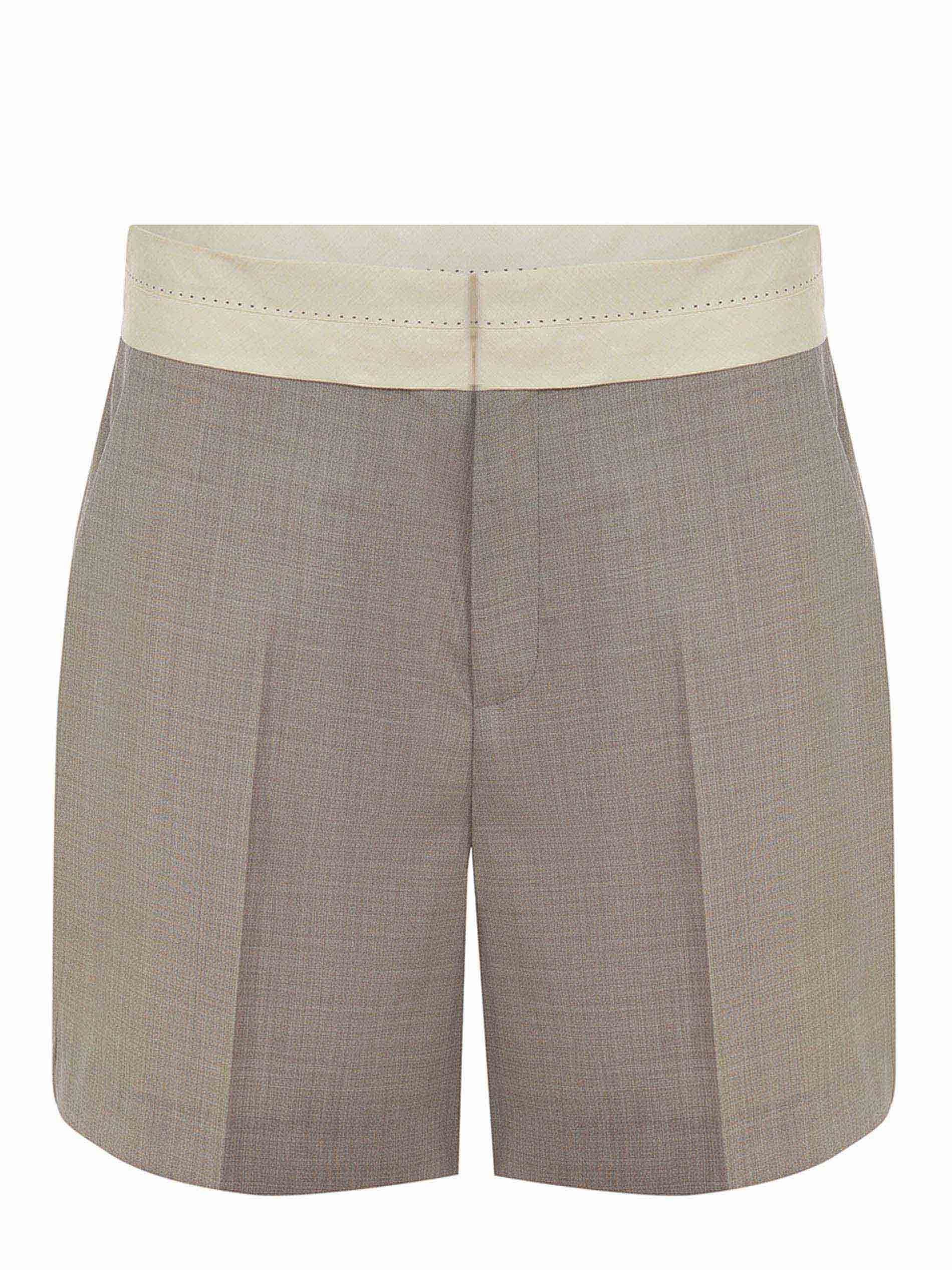 Alysi Shorts Made Of Wool. In Gray