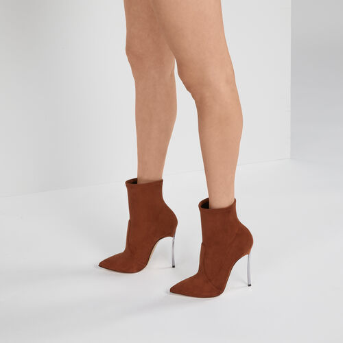Casadei Blade Arceus 130mm Ankle Boots In Brown