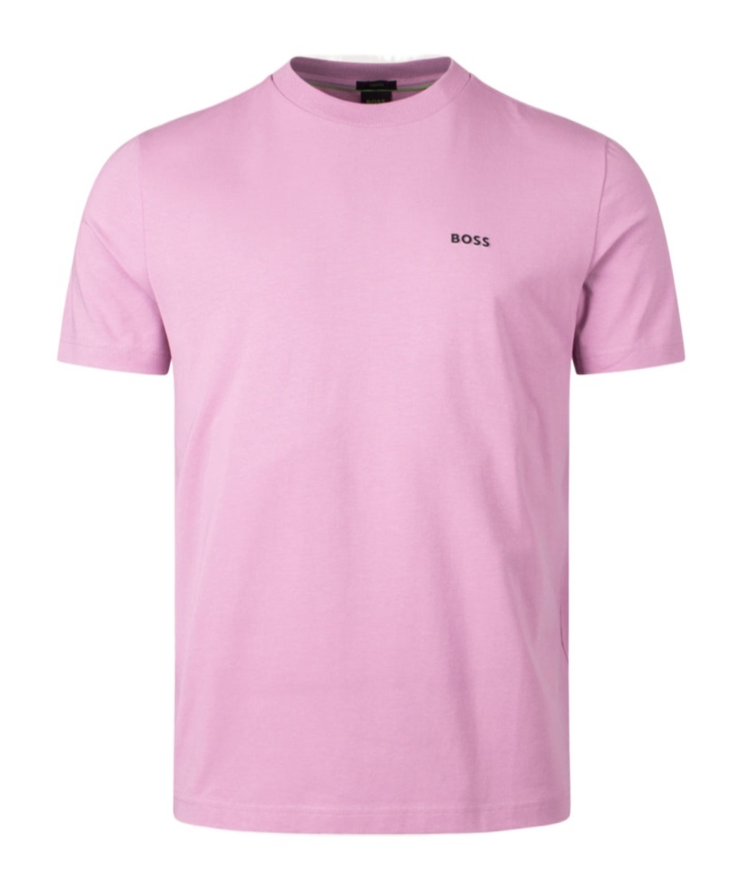 HUGO BOSS LOGO-EMBOSSED T-SHIRT