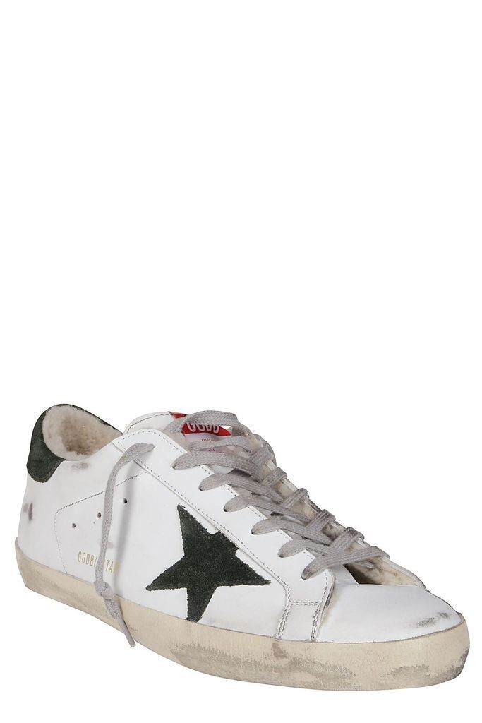 Golden Goose Super-star Low-top Sneakers In White