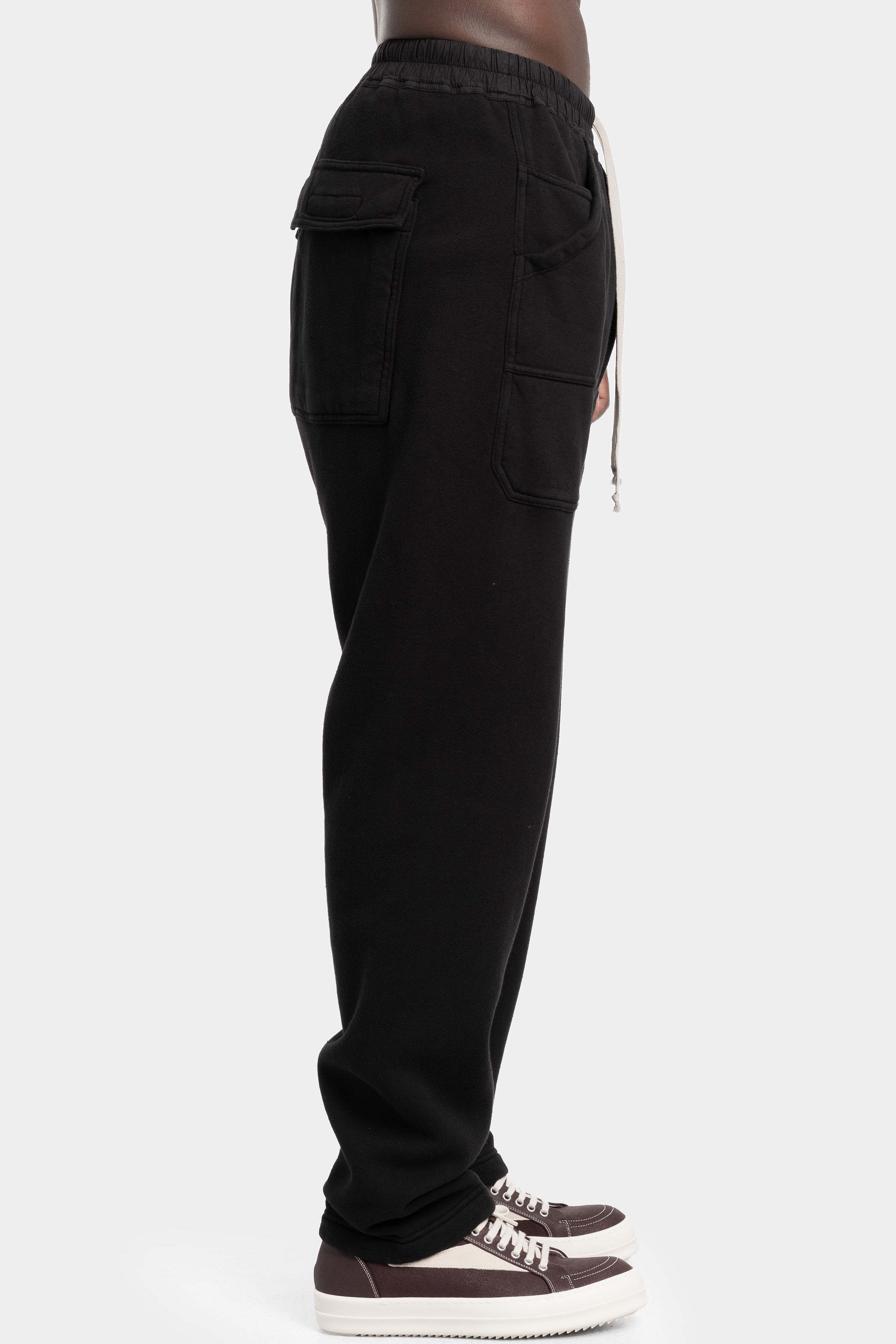 Rick Owens Drkshdw Workwear Drawstring Pants In Black