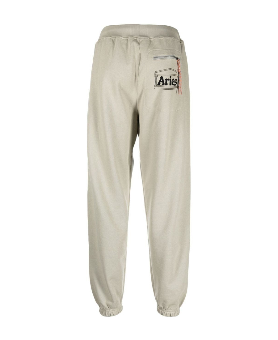Aries Logo Sweatpants In Nude