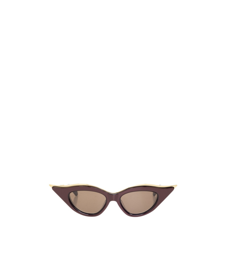 Valentino Logo Sunglasses In Brown