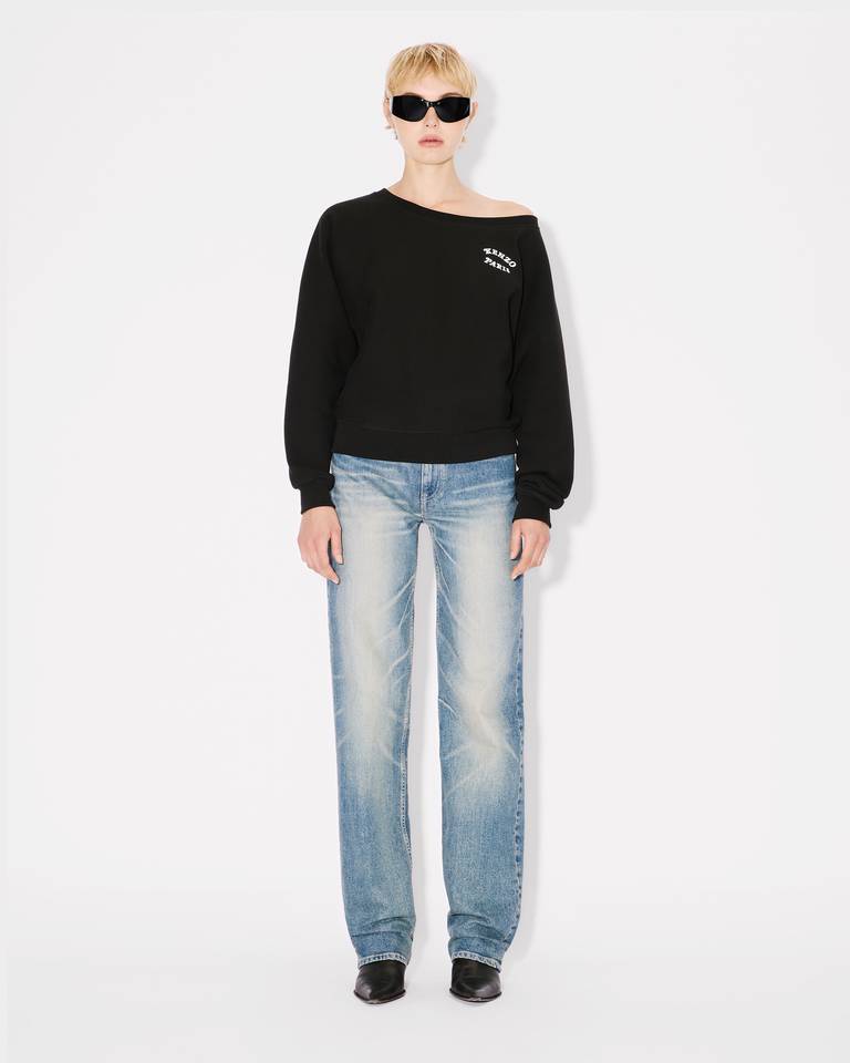 Kenzo Verdy Market Print Sweatshirt In Black