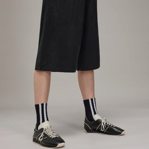 Shop Y-3 Twill Shorts In Black