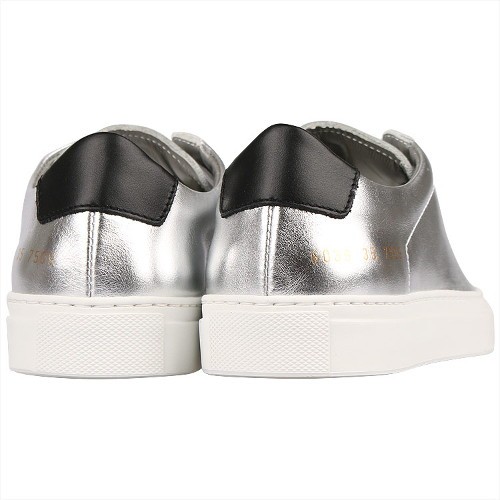 COMMON PROJECTS METALLIC-TONE LACE-UP TRAINERS