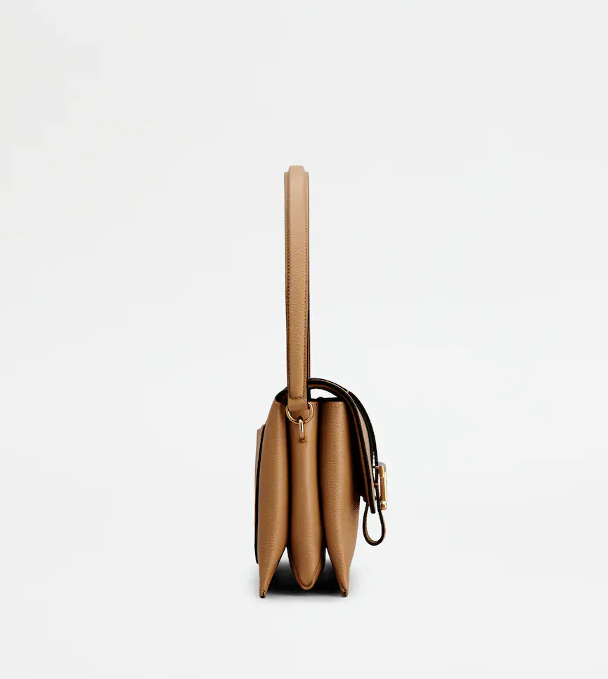 Tod's Mini T-buckle Flap Bag In Brown