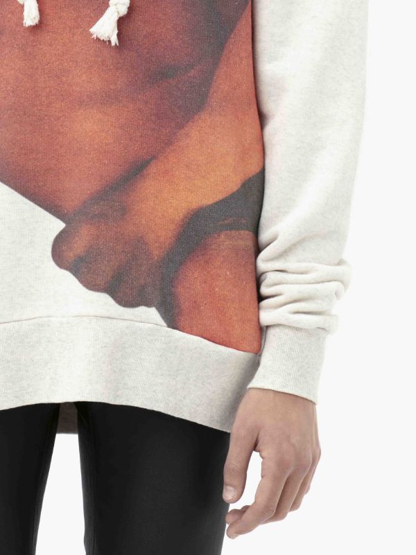 Jw Anderson Photograph-print Cotton Hoodie In Multicolor