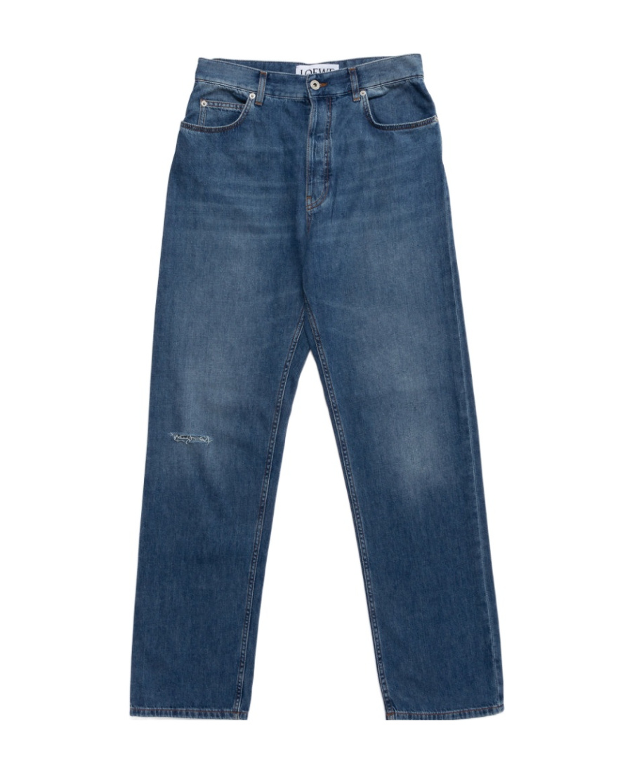 Loewe Straight Jeans In Blue