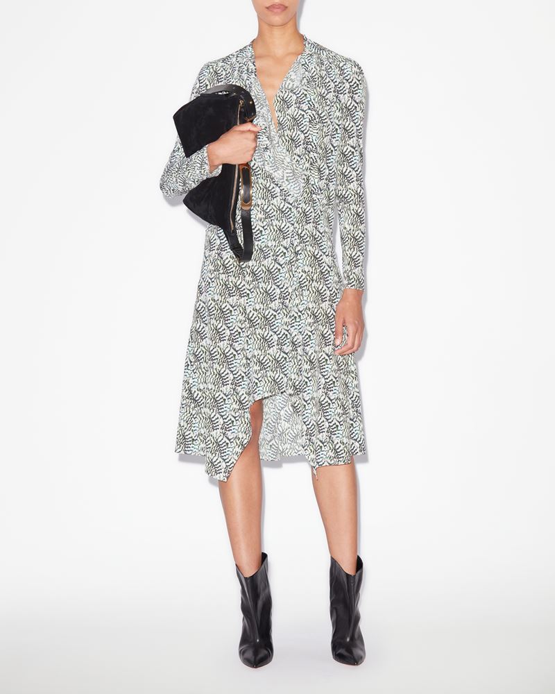 Isabel Marant Umaima Kleid In Gray